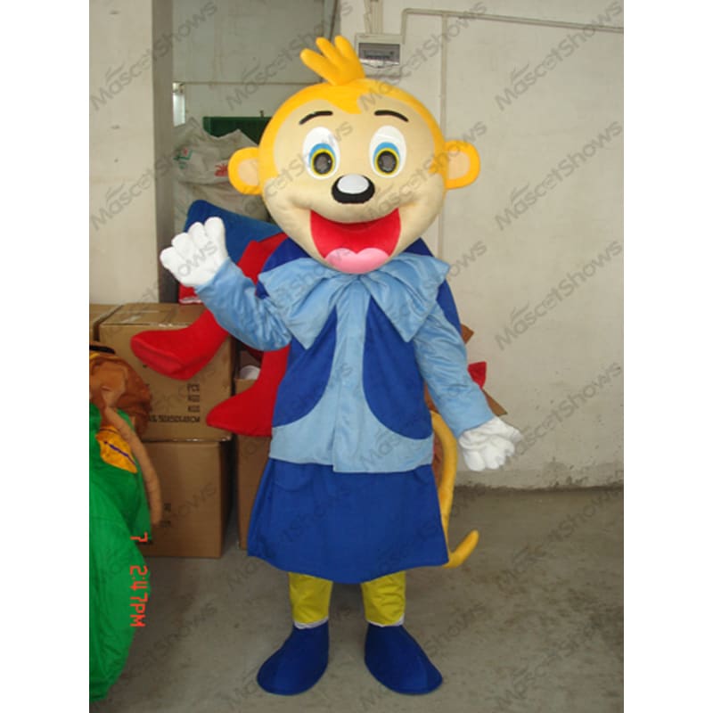 Smart Monkey Mascot Costume Adult Plush Mascot Funny Costume - Mascotshows
