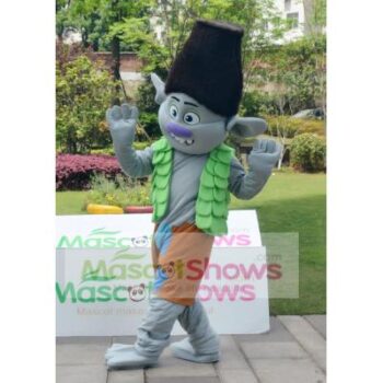 Adult Trolls Gnome Costume Mascot Princess Fancy Dress