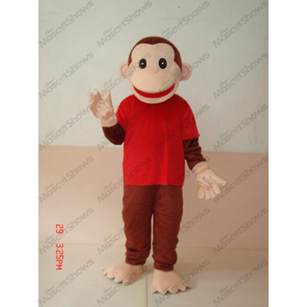 Curious George Monkey Mascot Costume Adult