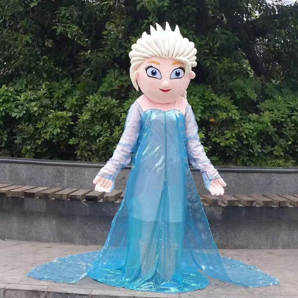 Frozen Elsa mascot costume