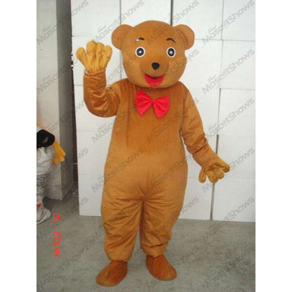 Brown bear mascot costume