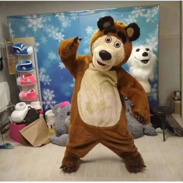 Masha And The Bear Adult Mascot Costume