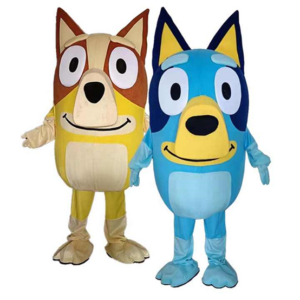 bluey mascot costume2