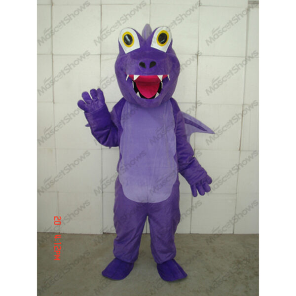 Purple Dragon Mascot Costume Adult Plush Cartoon Professional Holiday Birthday Party Halloween Christmas cosplay - Free Shipping