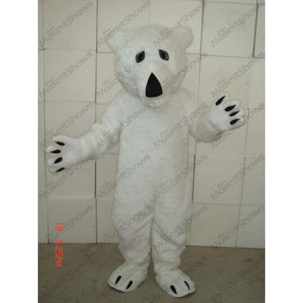 Polar bear mascot costume Adult