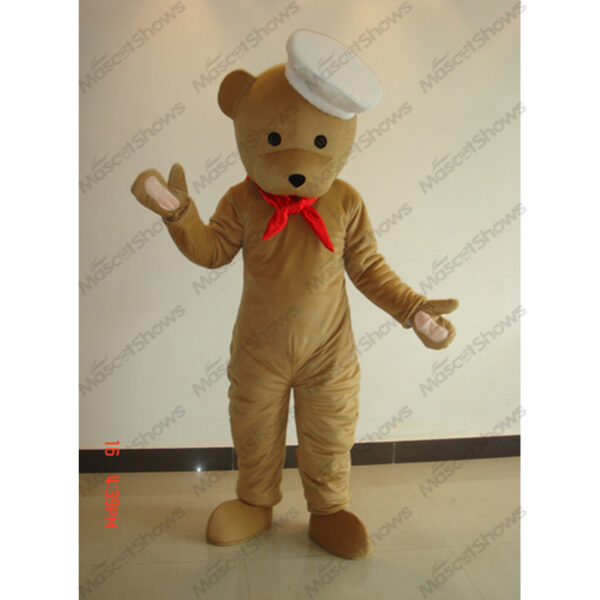 Chef Bear mascot costume Adult
