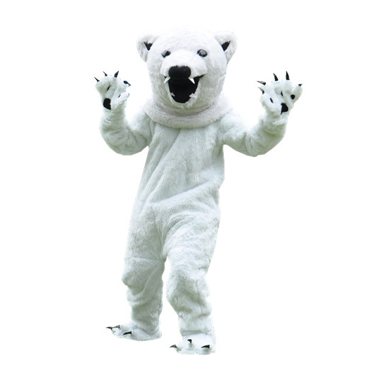 Polar bear bear mascot costume Adult Polar Bear Mascot