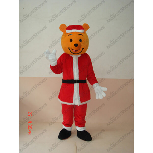 Christmas Winnie the Pooh mascot costume adult