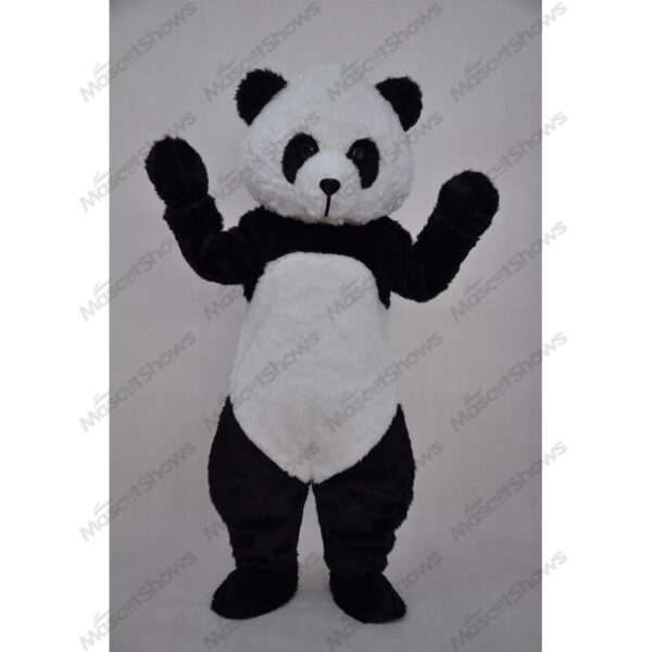 Adult panda mascot costume
