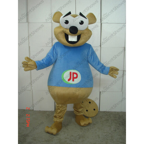 Adult Beaver mascot costume