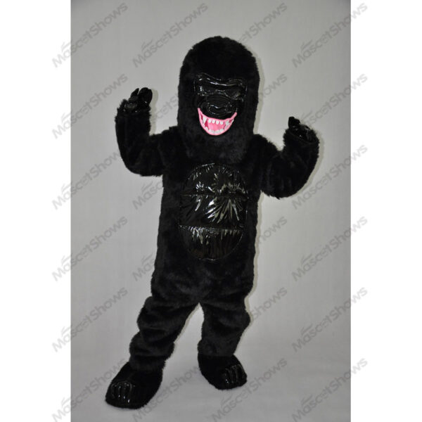 Black Plush Gorilla Mascot Costume Adult Mascot Funny Costumes