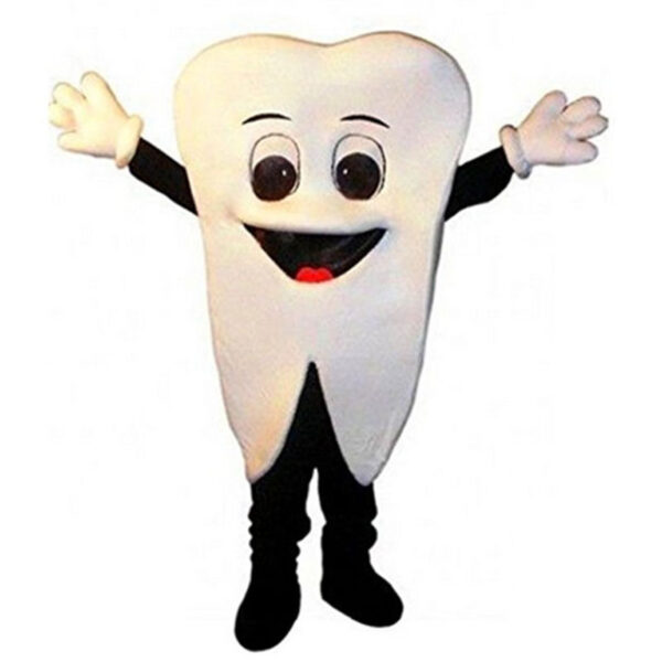 tooth mascot costume
