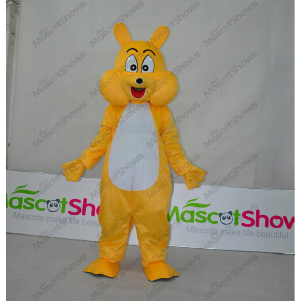 Yellow Dog Mascot Costume Cosplay Halloween Party Fancy Dress Suits Adult Unisex