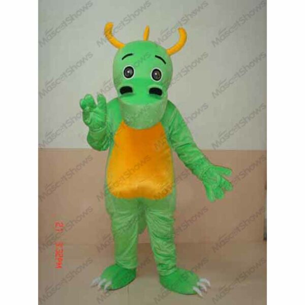 Horned Big Nose Dragon Mascot Costume Adult Plush Cartoon Professional Holiday Birthday Party Halloween Christmas cosplay - Free Shipping