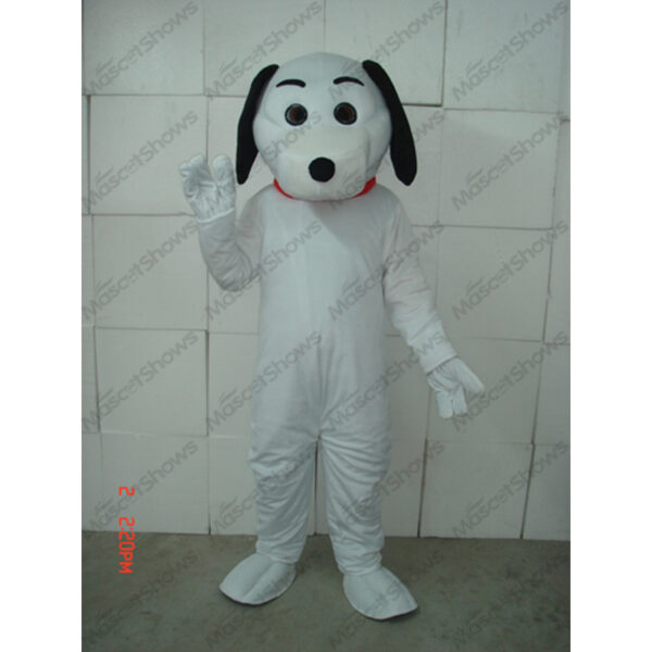 White Dog Mascot Costume Plush Adult Mascot Funny Costume
