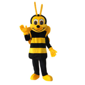 Little bee mascot costume Cute funny bee mascot