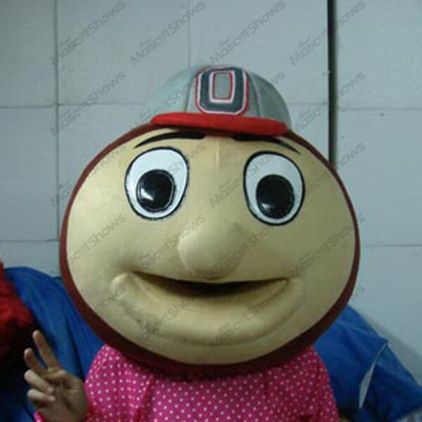 Brutus Buckeye Mascot Costume Horse Chestnut Acorn School sports support and cheer Hot