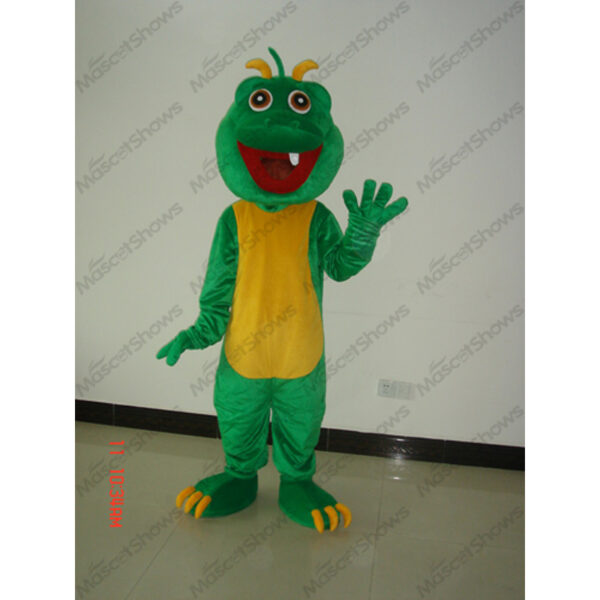 Green Dinosaur Mascot Costume Adult Dragon Cartoon Professional Holiday Birthday Party Halloween Christmas cosplay - Free Shipping