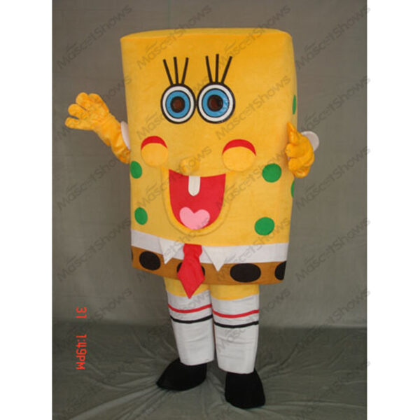spongebob mascot costume for adults