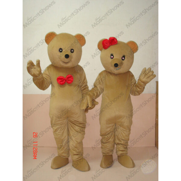 Couple Bear Teddy Bear Mascot Costume Cosplay Party Fancy Dress Suits Adult Unisex