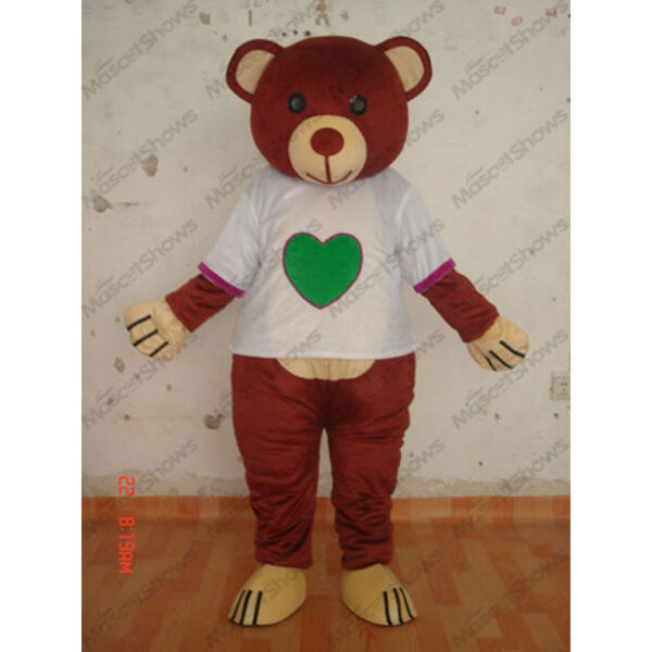 Love teddy bear mascot costume