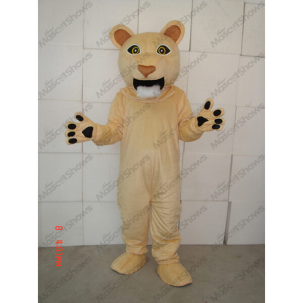 Cougar Mascot Costume Adult Plush Cartoon Professional Holiday Birthday Party Halloween Christmas cosplay Funny