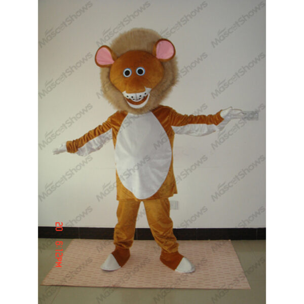 Happy Lion Mascot Costume Adult Plush Cartoon Professional Holiday Birthday Party Halloween Christmas cosplay