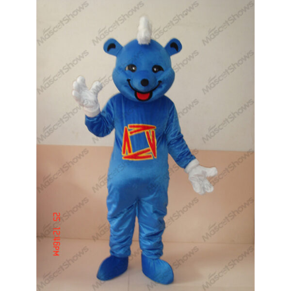 Blue Bear Mascot Costume Cosplay Party Fancy Dress Suits Adult Unisex