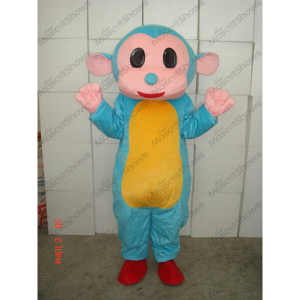 Blue Monkey Mascot Costume Adult Mascot Funny Costume