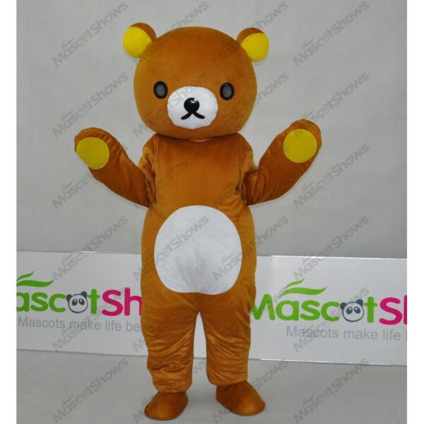 Rilakkuma Bear Mascot Costume Cosplay Party Fancy Dress Suits Adult Unisex