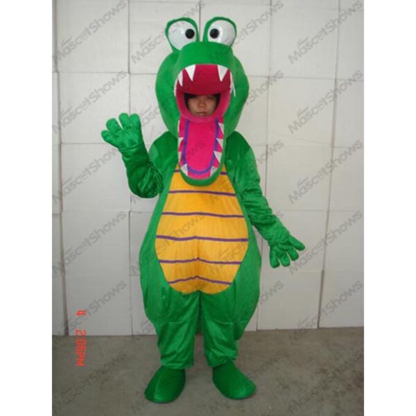 Crocodile (show face) Mascot Costume Adult Mascot Funny Costume