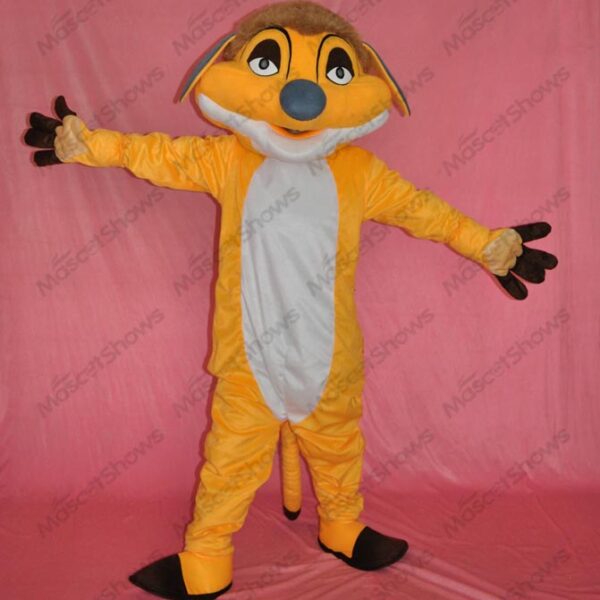 The Lion King Timon Mascot Costume Plush Adult Mascot Costume
